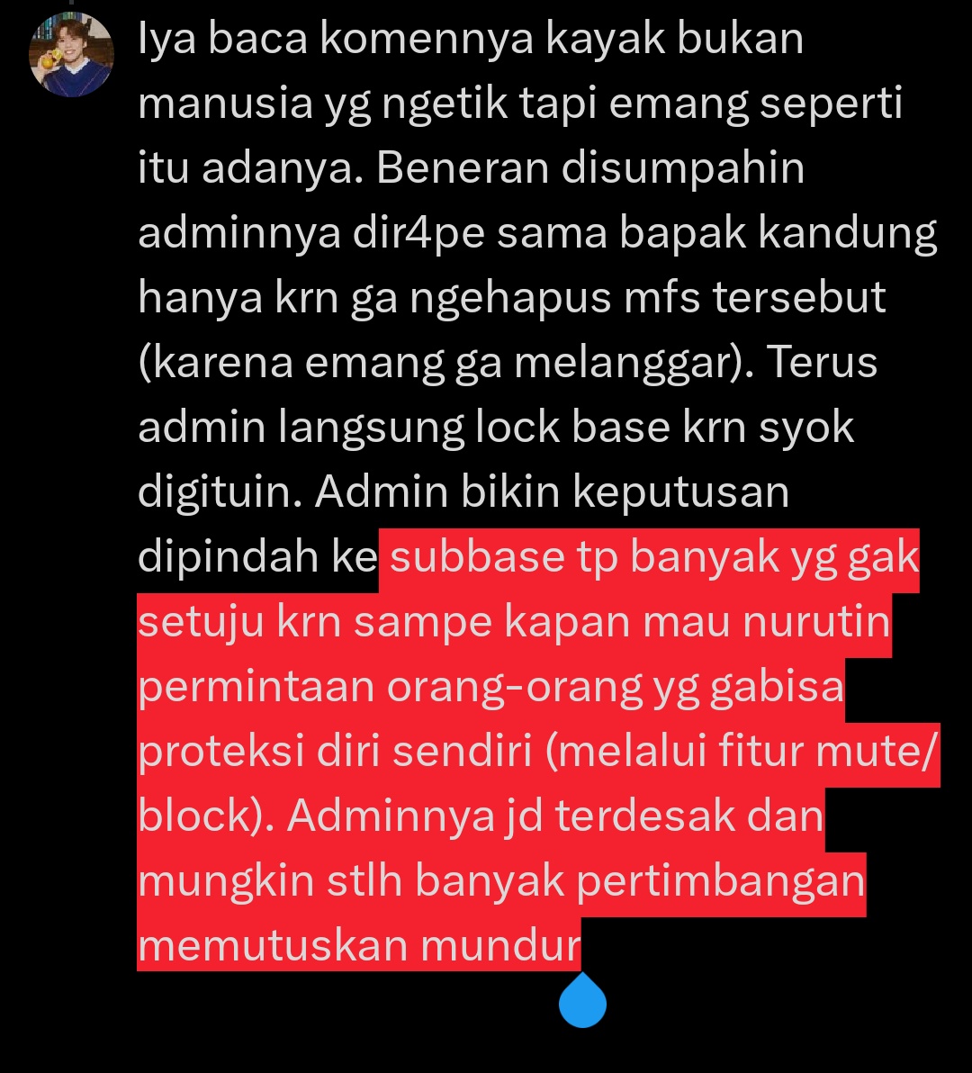 szetcetera's tweet photo. @Lumaera1 Ini asumsiku berdasarkan masalah kemarin. Kasian sih keadaan adminnya digituin pdhl ga salah. https://t.co/WN7WFd8Onu