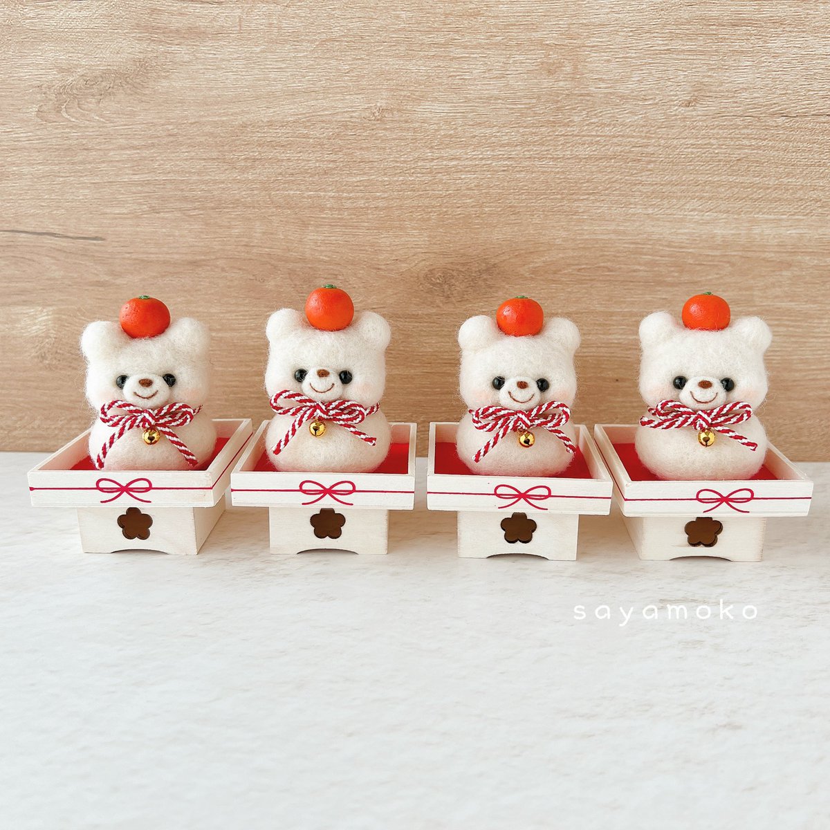 saya08041003's tweet photo. 本日21時より
年内最後の販売会を行います🐻‍❄️🍊

新年を迎える準備はお済みですか？🥰

ぜひステキなご縁をお待ちしております🐻‍❄️

shopはこちら
https://t.co/qLADoaTlH0

#羊毛フェルト https://t.co/TAdYDPaWoJ
