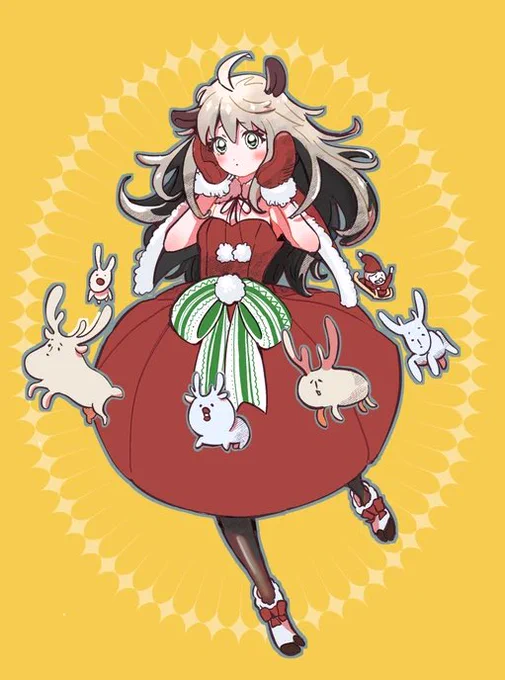 サンタをおんぶして爆走するタイプのトナカイちゃん。(2021) 