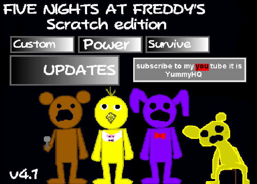 GotyRase268's tweet photo. Regalito, les presento el primer fangame de FNaF. Creado por YummyHQ y publicado el 27 de agosto de 2014. Es una versión mal hecha de FNaF en Scratch. Aqui les dejo la pagina una resubida del juego a Gamejolt

 Gracias a @OscarChannel1 por descubrir esto https://t.co/Eo6FAhaBYK https://t.co/ihWpJJ0T96