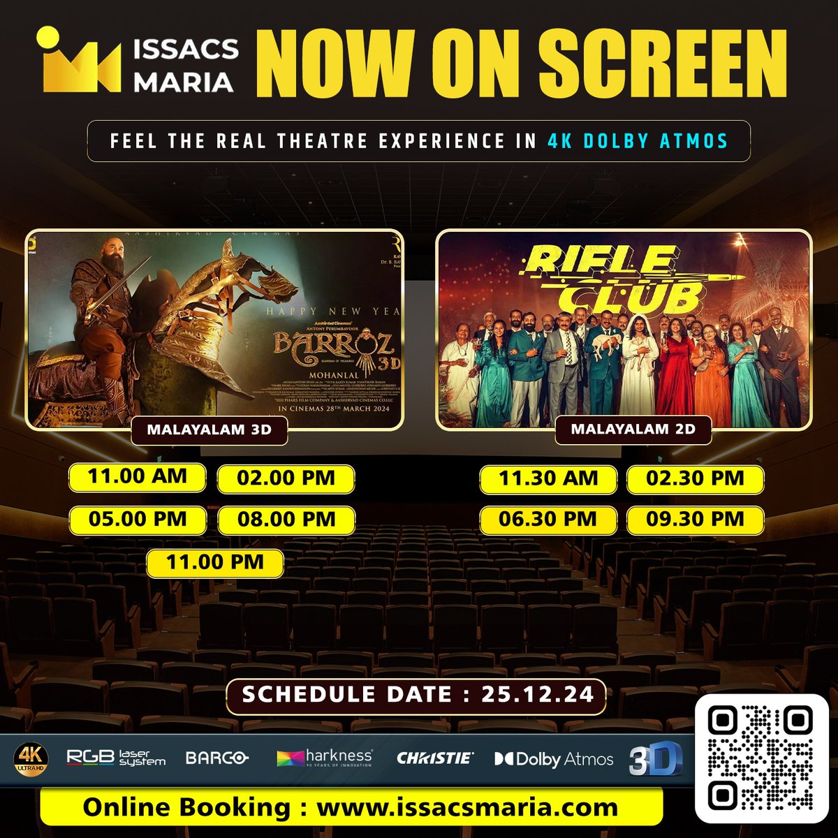 issacsmaria_'s tweet photo. #Barroz3D #RifleClub  #IssacsMaria #Muvattupuzha https://t.co/3rego889Kw