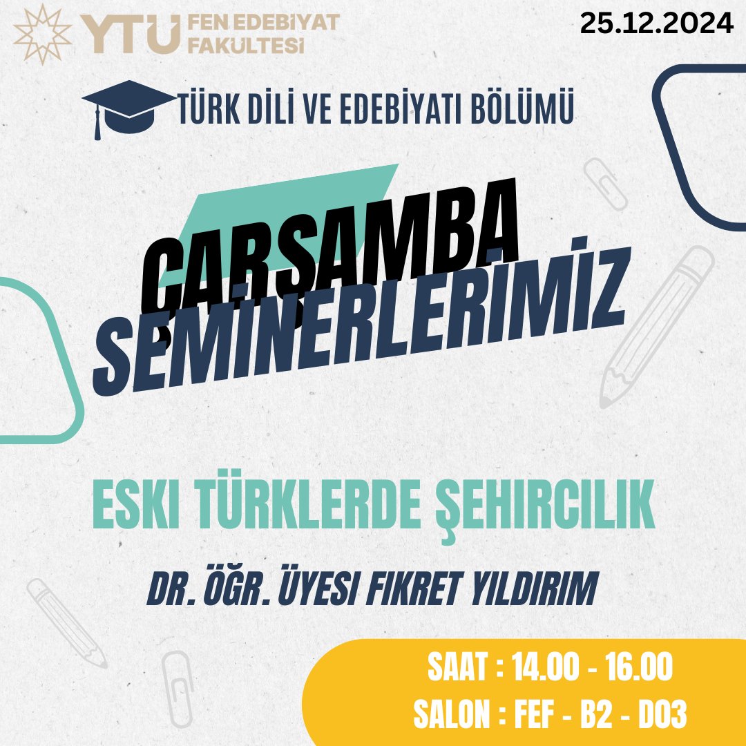 YTÜ Fen-Edebiyat Fakültesi (@ytufedfkl) on Twitter photo 
