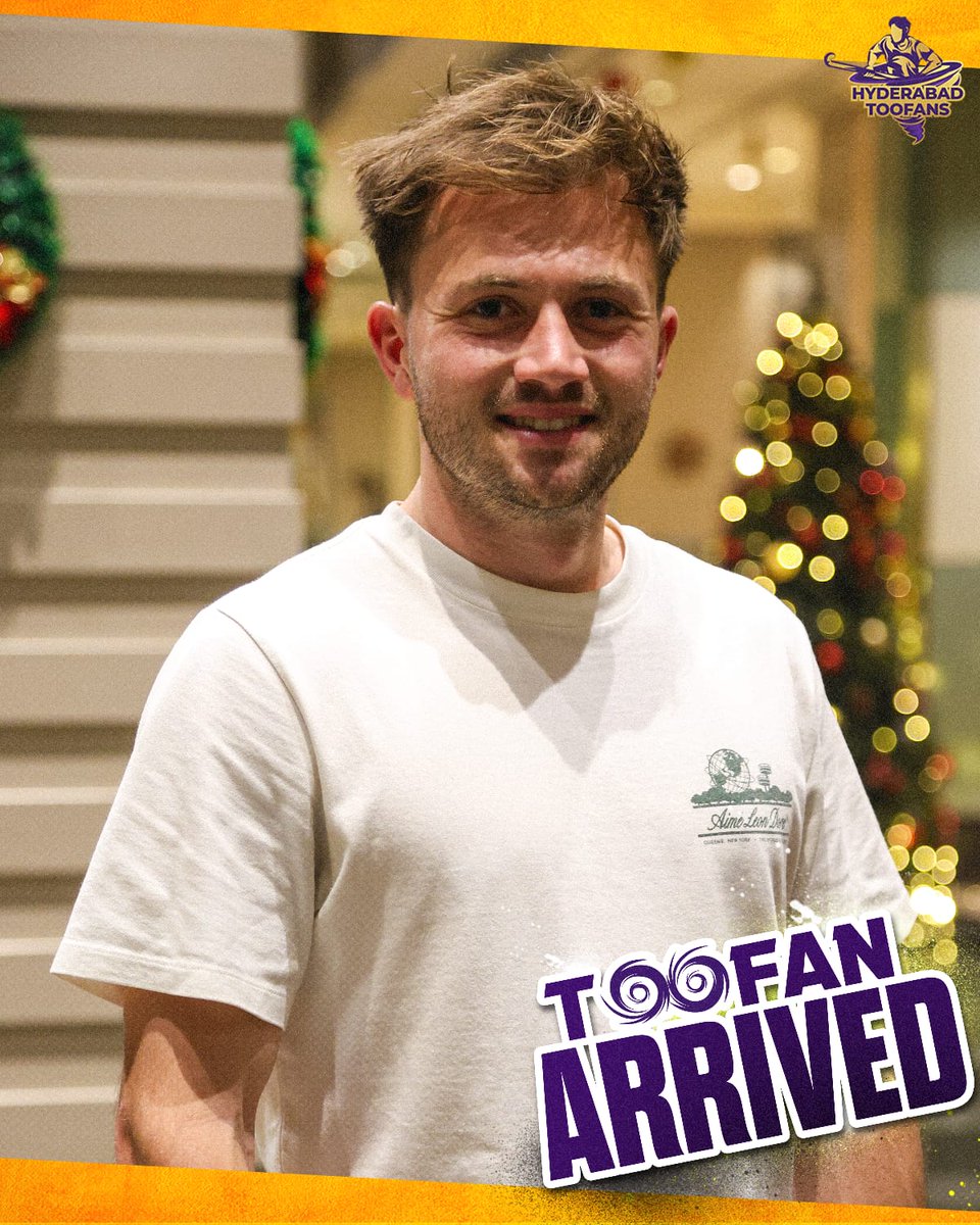 Straight from England to electrify the league 🔥

Welcome home, Zachary Wallace 💜

#HyderabadToofans | #DilSeToofan | #HockeyIndiaLeague
