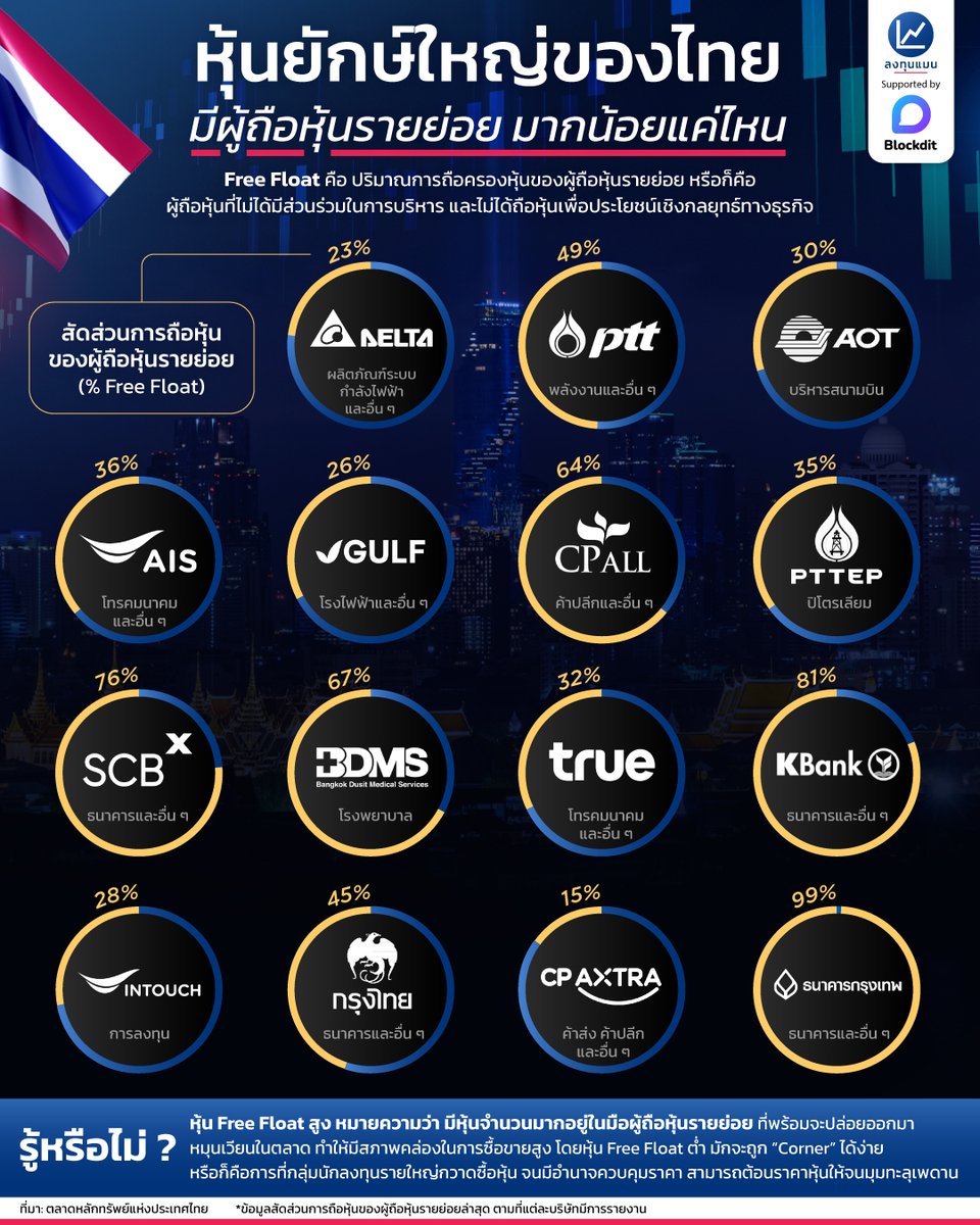 longtunman's tweet photo. หุ้นยักษ์ใหญ่ของไทย มีผู้ถือหุ้นรายย่อย มากน้อยแค่ไหน
#infographic
#ลงทุนแมน https://t.co/HkrQRjMa6w
