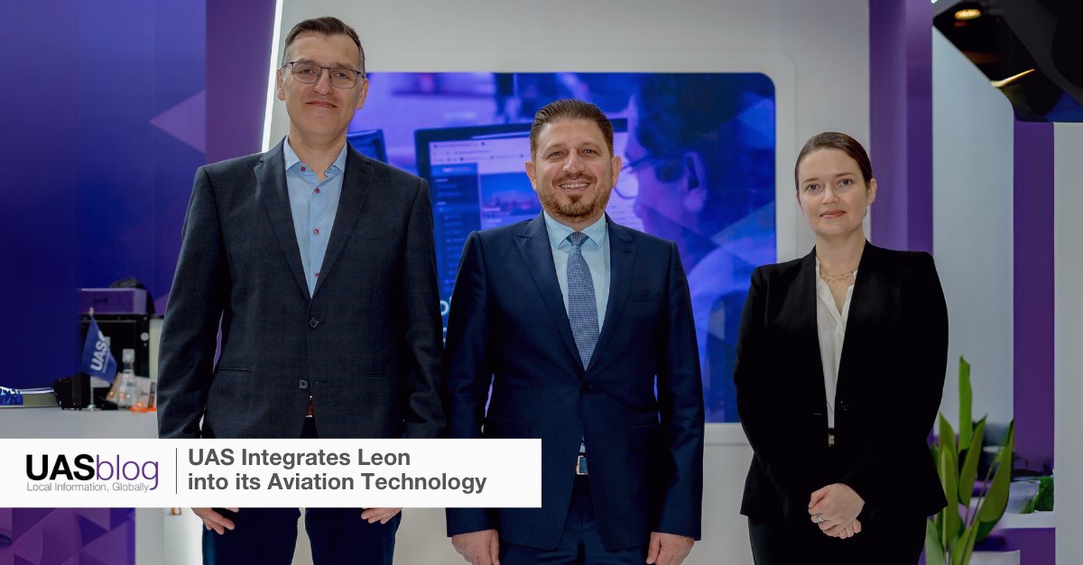 #UASblog
The UAS has announced the integration with <a href="/LeonSoftware/">Leon Software</a>’s flight management platform, streamlining flight planning and reducing workload for its clients. This milestone enhances coordination, minimizes risks, and ensures seamless data exchange across all operations.