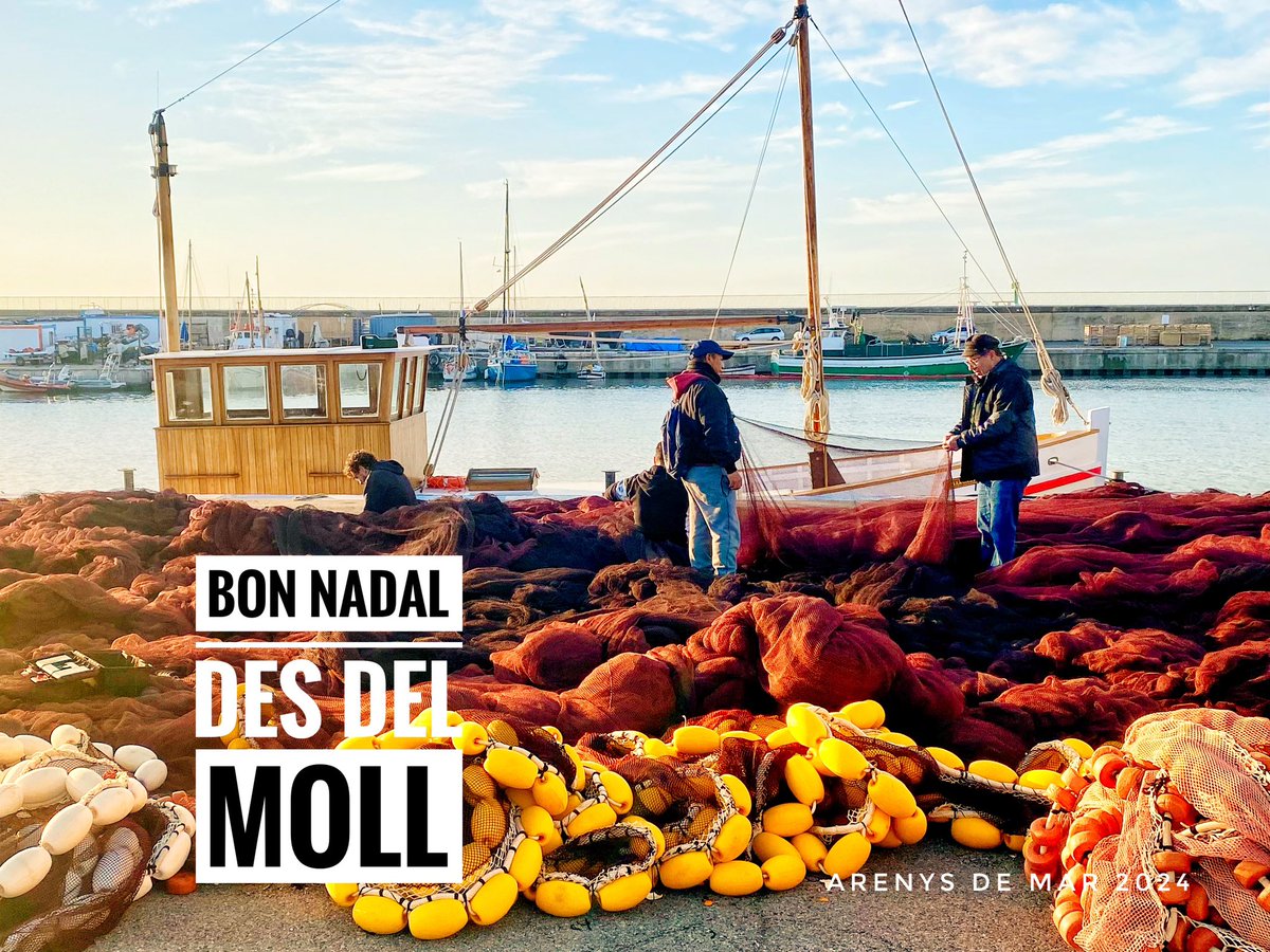 Bon Nadal des del Moll #arenysdemar