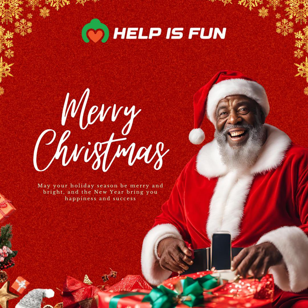 Merry Christmas from us at <a href="/helpisfun/">Help is fun!</a> 🎄🎄

Enjoy your holidays!