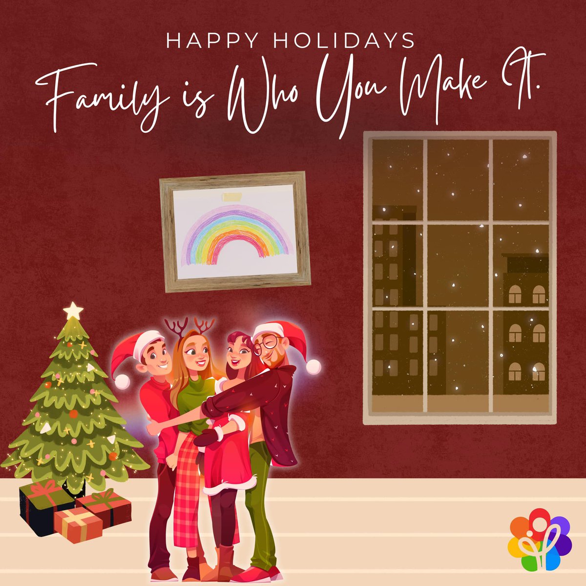 PAPLGBTSIG's tweet photo. This holiday season, we celebrate the families we choose—the ones who love us not despite who we are, but because of who we are. Home isn’t always where we’re born; sometimes it’s where we bloom, authentically and unapologetically. 

#ChosenFamily #LGBTQ+Love #AuthenticLiving https://t.co/kqJ4xm1p7F