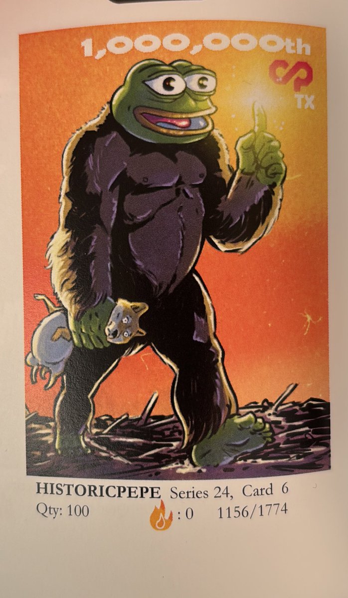 One OG #Rarepepe sometimes #historicpepe 🐸 #NFT #Bitcoin