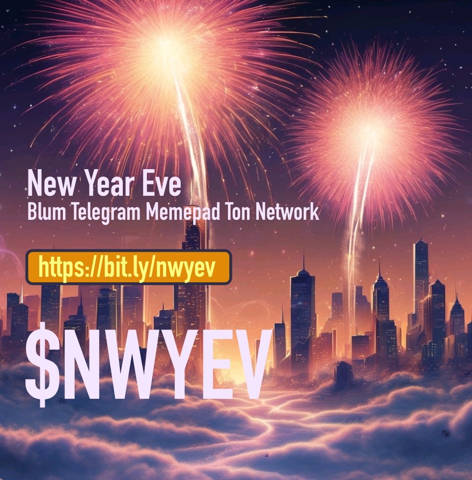 kurbanesia's tweet photo. $NWYEV New Year Eve Blum Telegram Memepad Token Launch. 
Go to the moon very soon.
https://t.co/YDqxfwi4Bq

CA:
EQCIOGf-iTodpO1ZW8i5aqUEgTNbiqD6vrA1EtCKfhozRFdq

Let's Moon NWYEV together. You in?

#NWYEV #Memepad #blum #tokenlaunch #blumTelegram #memecoin #ton #cryptoNews #airdrop #giveaway