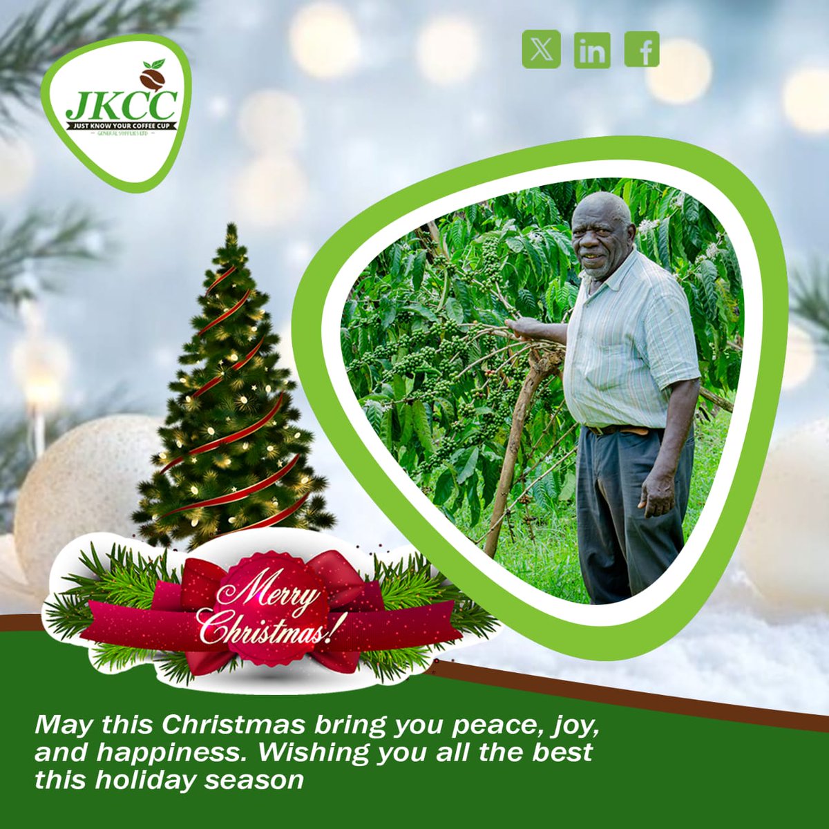Merry Christmas!! May this day bring you peace, joy and happiness. Happy holidays 
#Coffee #coffeefarmers #farmers #MerryChristmas  #Christmas