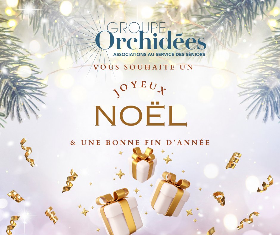 Le Groupe Orchidées vous souhaite un Joyeux Noël !

#groupeorchidees #bienvieillir #mieuxvieillir #residence #ehpad #residenceservices #residences #autonomie #soignant #soignants #senior #seniors #maisonderetraite #diamantsblancs #lesorchidees #amavitae #lesorchideesadomicile