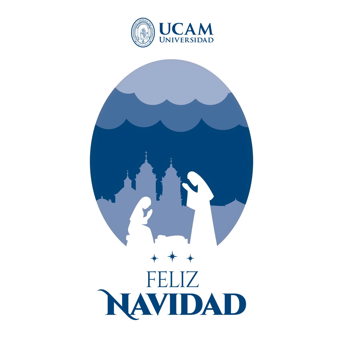 UCAM's tweet photo. 🌠 “La Navidad es acoger a un Dios que se hace niño y nos dona Esperanza”
📝 Papa Francisco

🎇 #FelizNavidad https://t.co/KqGX3CJDEy