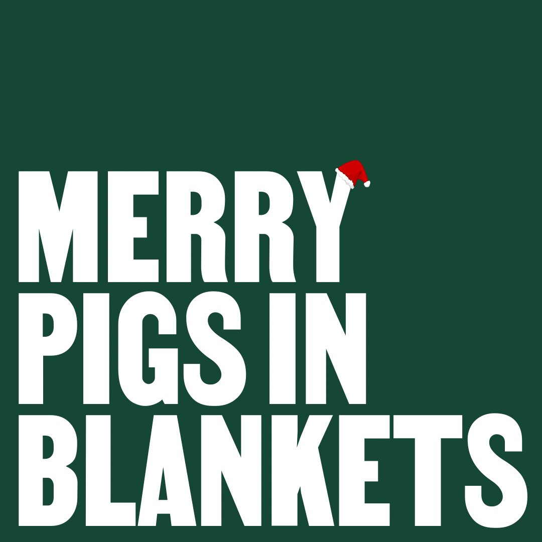 GatherTraining's tweet photo. MERRY PIGS IN BLANKETS 🐽🎄✨

from our Gather Family to yours 💚

#christmas #merrychristmas #pigsinblankets #teamgt #greenwich #newera #mulledwineseason https://t.co/n76ENaA0re