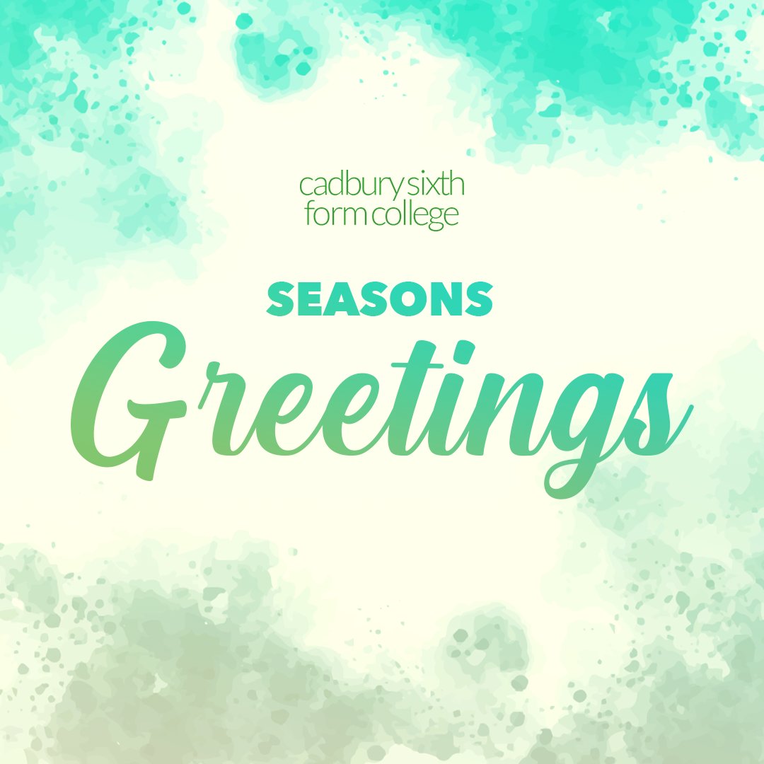 Wishing you a wonderful season filled with joy, love, and laughter!🤗🎄

#SeasonGreetings #CadburyCollege #Christmas2024 #FestiveCelebrations #BirminghamUK