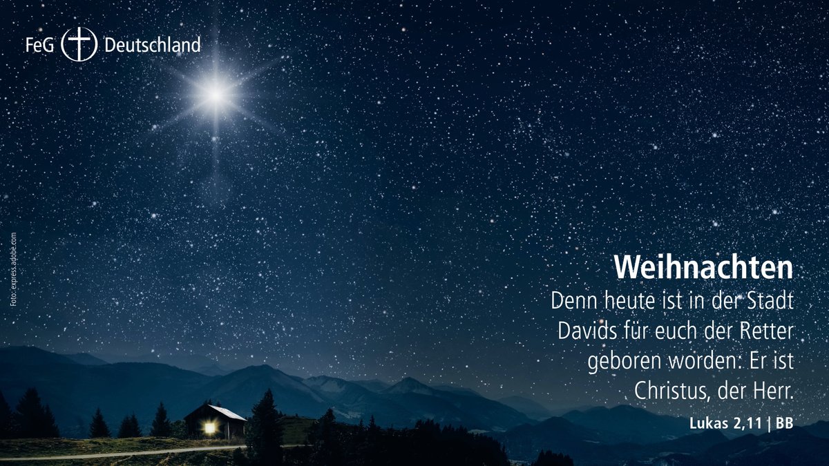 Wir wünschen euch von Herzen ein frohes Weihnachtsfest! Lasst uns bei gutem Essen 🍗, Geschenken 🎁 und Familienzeit 🎄nicht vergessen: Das größte Weihnachtsgeschenk haben wir vor 2000 Jahren erhalten 👶