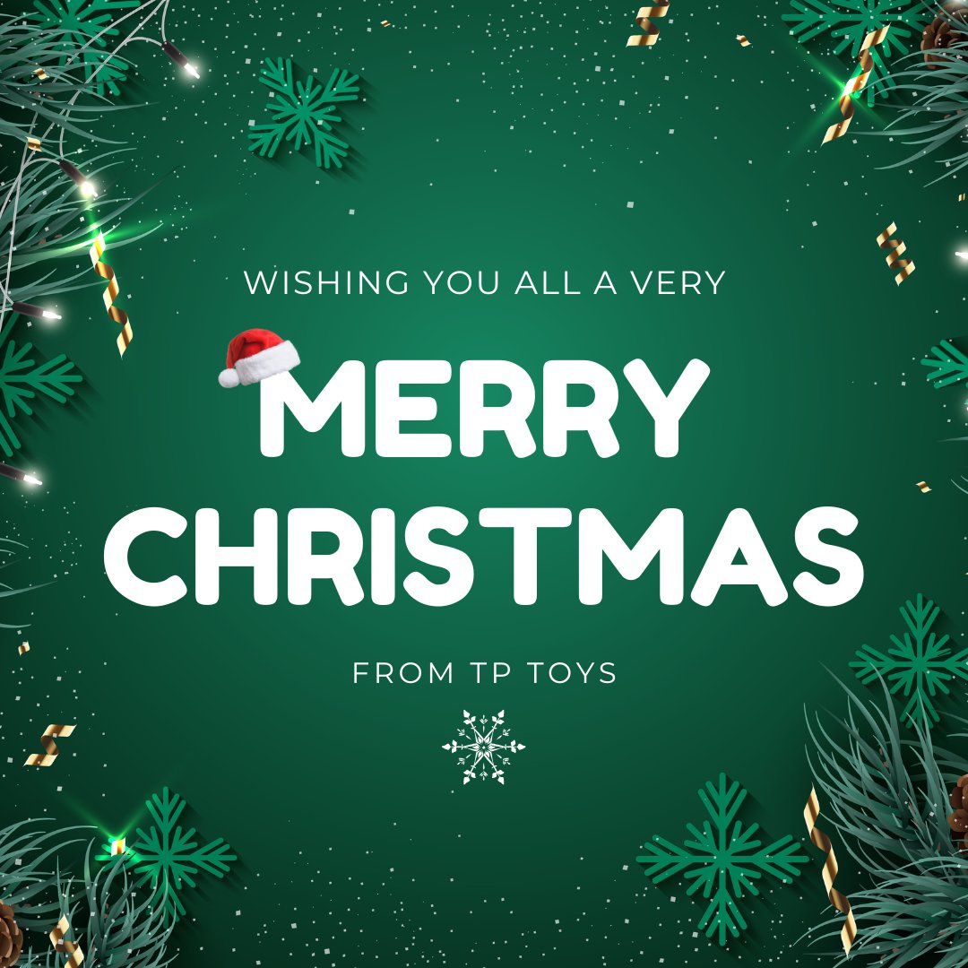 🎄✨ Merry Christmas and a Happy New Year from all of us at TP Toys! ✨🎄

Thank you to our amazing followers and customers for making 2024 so special 🛝 Here's to an exciting 2025 🥳