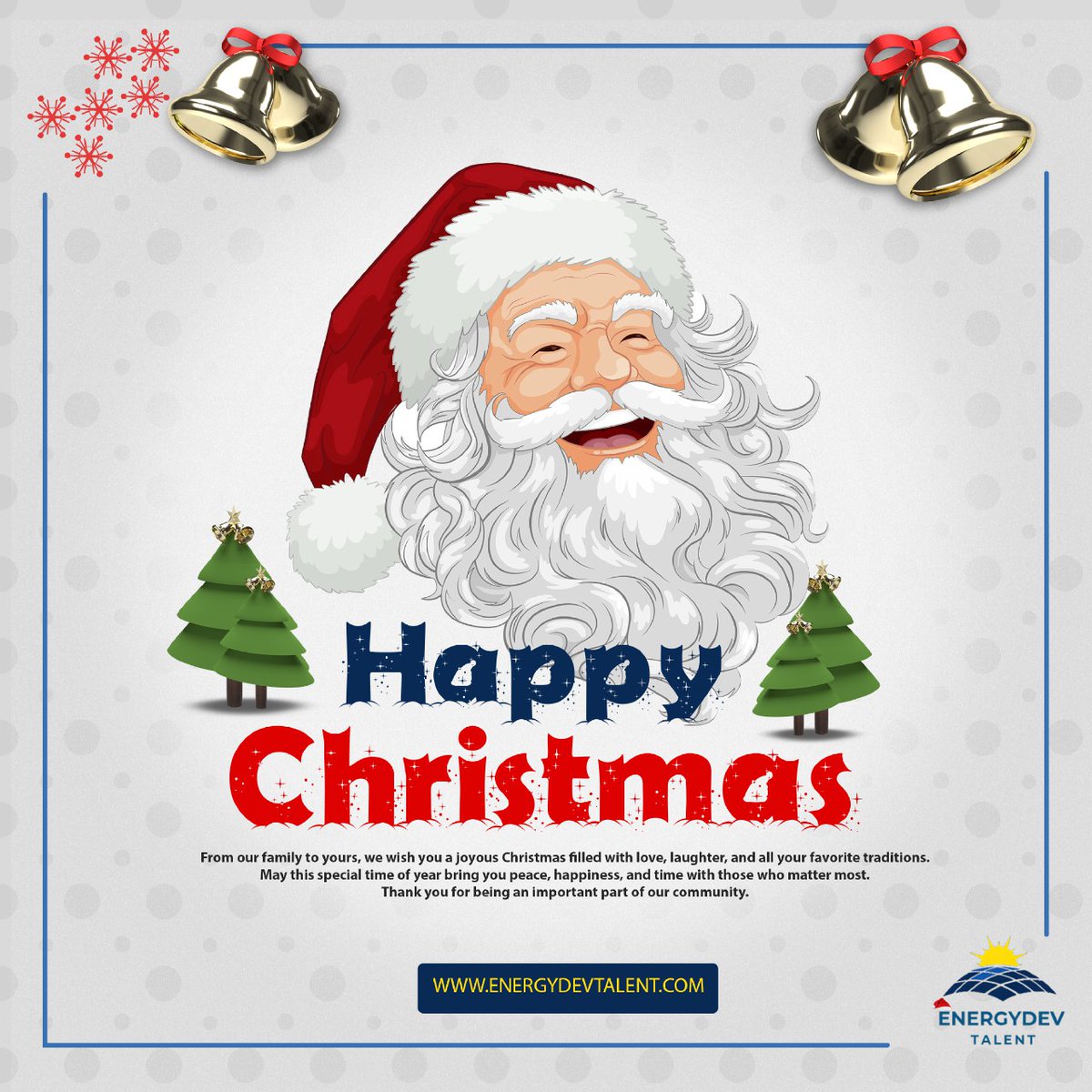 Energydevtalent's tweet photo. ๐โจ Wishing you and your loved ones a very Merry Christmas!
Christmas is a time to gather with loved ones and a chance to enjoy some downtime with family and friends. ๐
โค๏ธ
#merrychristmas #energydevtalent #christmas2024 https://t.co/DkHcXHtHOk