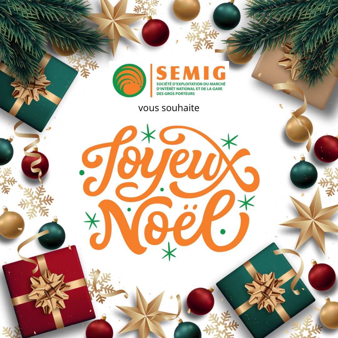MIN_Diamniadio's tweet photo. ✨ Joyeux Noël à tous 🎄 Que cette journée soit remplie de magie, de chaleur et de beaux moments partagés avec ceux que vous aimez. 🙏🏾🎁
#noël #souslesapin #semigsa https://t.co/TX0dyuLr6M
