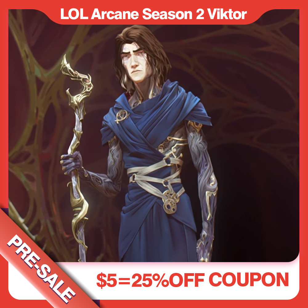 ✨ Arcane Season 2 Viktor Cosplay Pre-Sale is Live! ✨ 
⚡️ Innovation waits for no one—join Viktor’s journey now! 🔥 
 #ArcaneSeason2 #ViktorCosplay #CosplayPreSale #LeagueofLegends #ArcaneFans