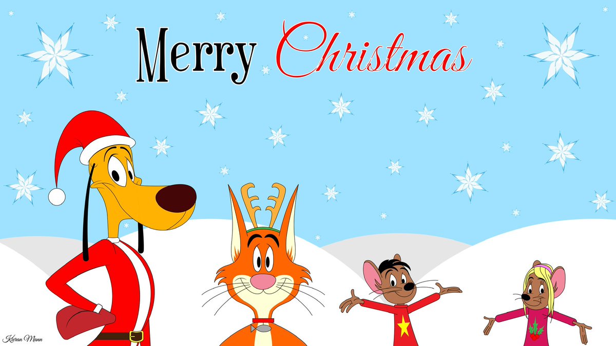 Wishing everyone a Merry Christmas with this festive drawing of Kristopher, Harvey, Lewis and Mandy getting into the festive holiday🎄🎁❄️ #Christmas #MerryChristmas