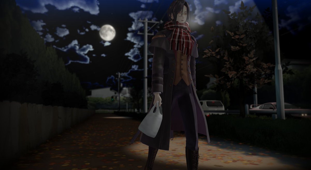 pop_pen's tweet photo. 冬の夜の買い出し #にじさんじMMD https://t.co/yeaqwqpLmc