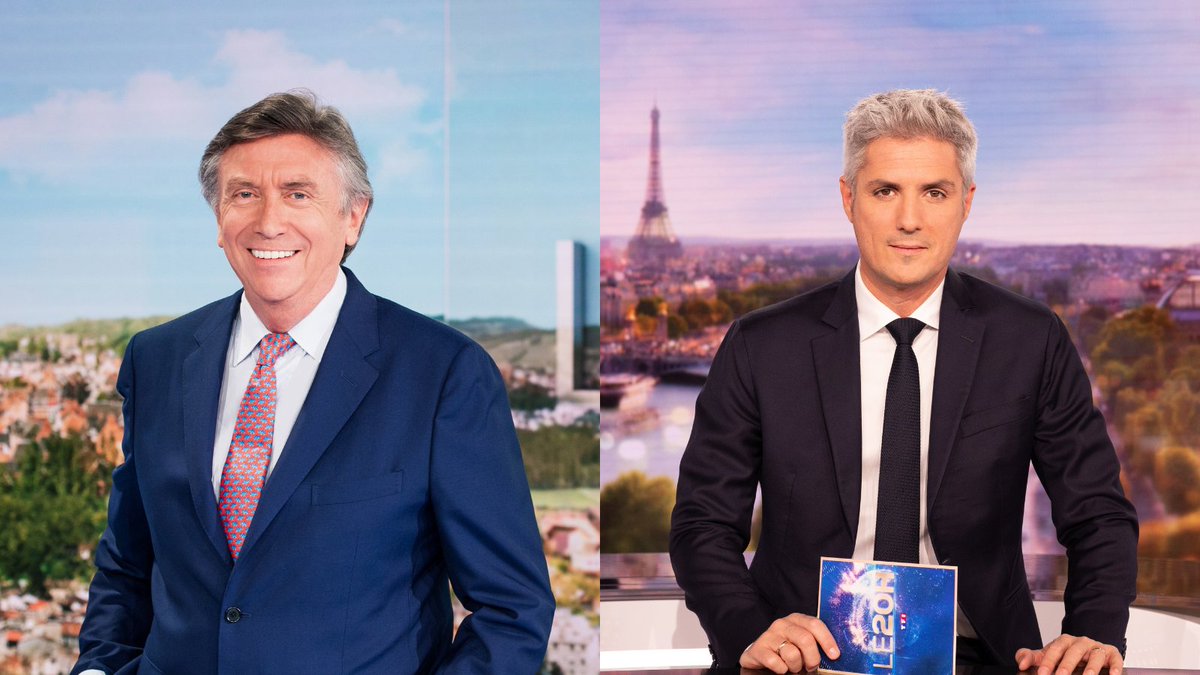 #Audiences <a href="/TF1/">TF1</a> <a href="/TF1info/">TF1Info</a>
Large leadership des rendez-vous de l’Info

#Le13H de Jacques Legros
📌 5,1 M Tvsp
✅ 42,6% de PdA 4+
📈+ 2,6 M Tvsp vs ppal concurrent

#Le20H de Jean-Baptiste Boursier
📌 3,2 M Tvsp
✅ 27% de PdA 4+