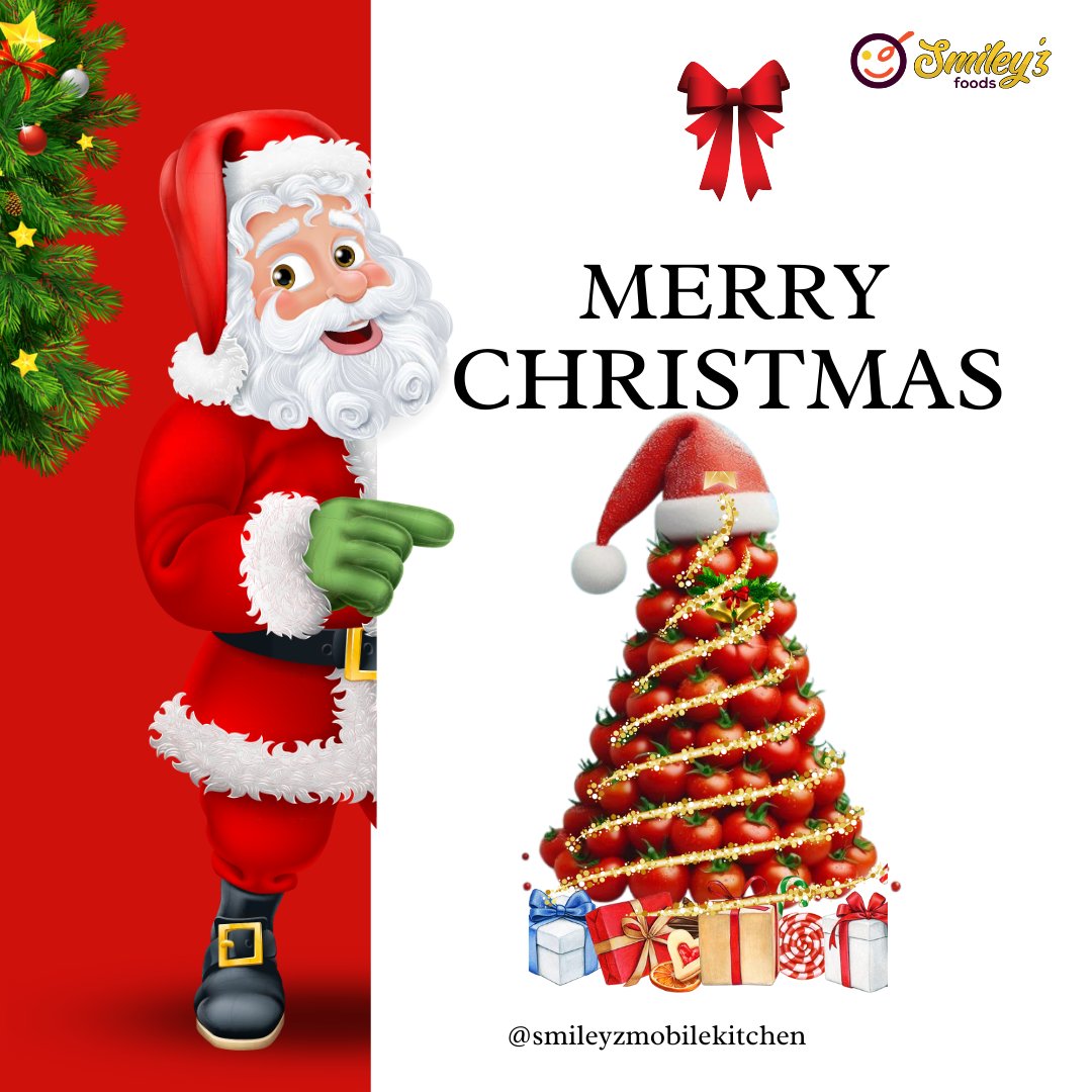 SmileyzFoods's tweet photo. From all of us at Smiley’z, we wish you a Merry Christmas filled with love, laughter, and meals made extra special with Smiley’z! Thank you for making us part of your holiday feasts. 🎄
#smileyzwomancrushwednesday #christmas2024
#smileyzfoods #smileyzgranola #smileyztomatopaste https://t.co/wQl7A9iCN6