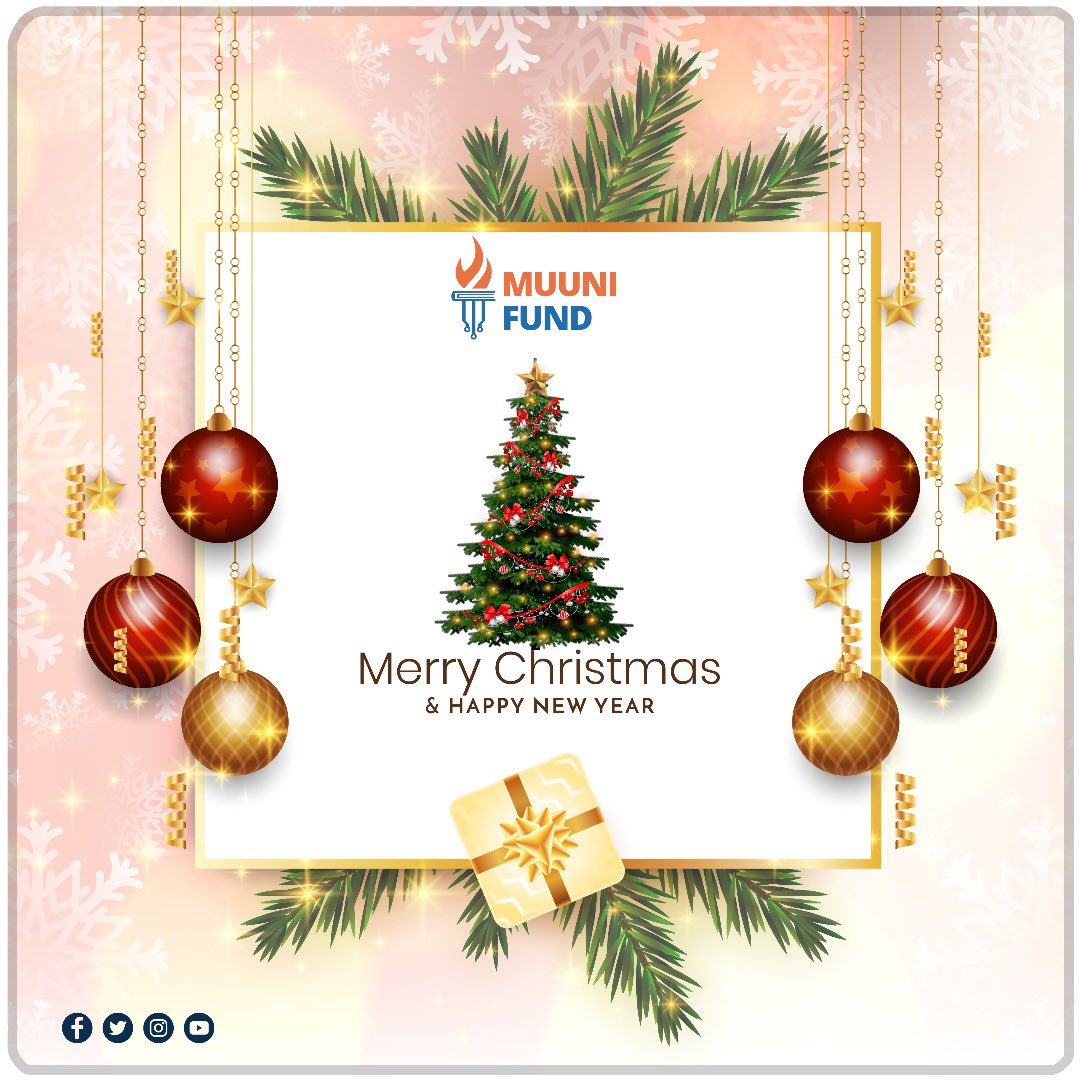 MuunifundMw's tweet photo. Wishing you a Merry Christmas and a prosperous New Year filled with innovation, growth, and success! ๐โจ#MuuniFund #CreateInnovateDevelop #MerryChristmas https://t.co/25eMVJgEoK
