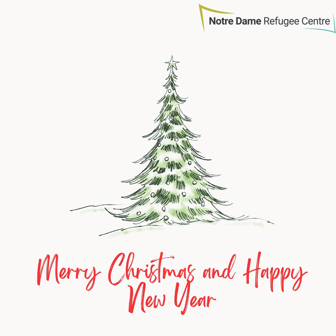 The team at Notre Dame Refugee Centre wishes you all a joyful and peaceful holiday season and a Happy New Year! 🎄✨

To everyone who donated, volunteered or supported us in 2024 - thank you for making a difference 💚