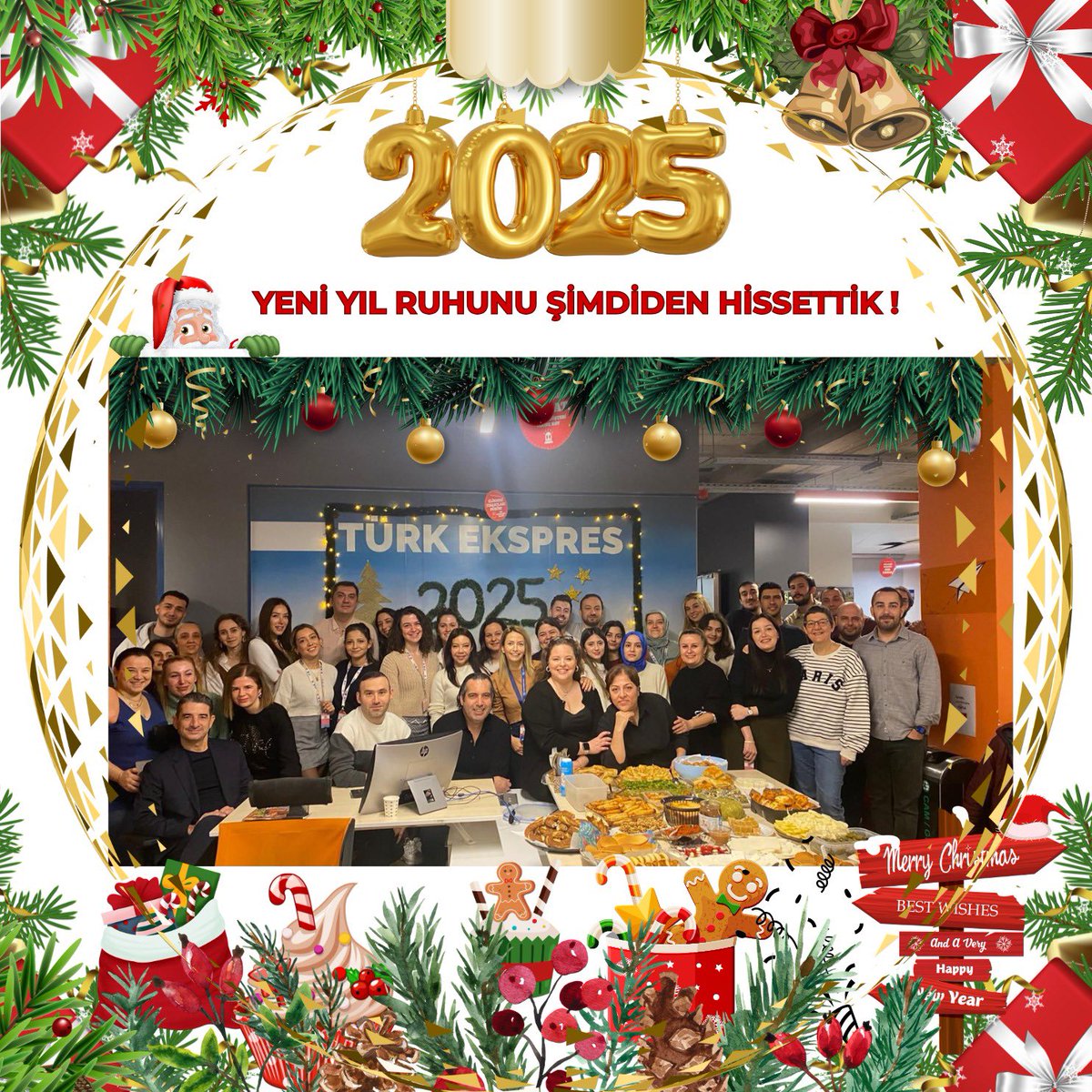 Yeni Yıl Ruhunu Şimdiden Hissettik!
 
Türk Ekspres olarak yeni yıla güçlü bir başlangıç yapmak için, ekibimizle birlikte geleneksel yeni yıl Kahvaltı etkinliğimizi gerçekleştirdik 🙂
 
Yeni yılda daha büyük başarılara imza atmak için motiveyiz ve heyecanlıyız!