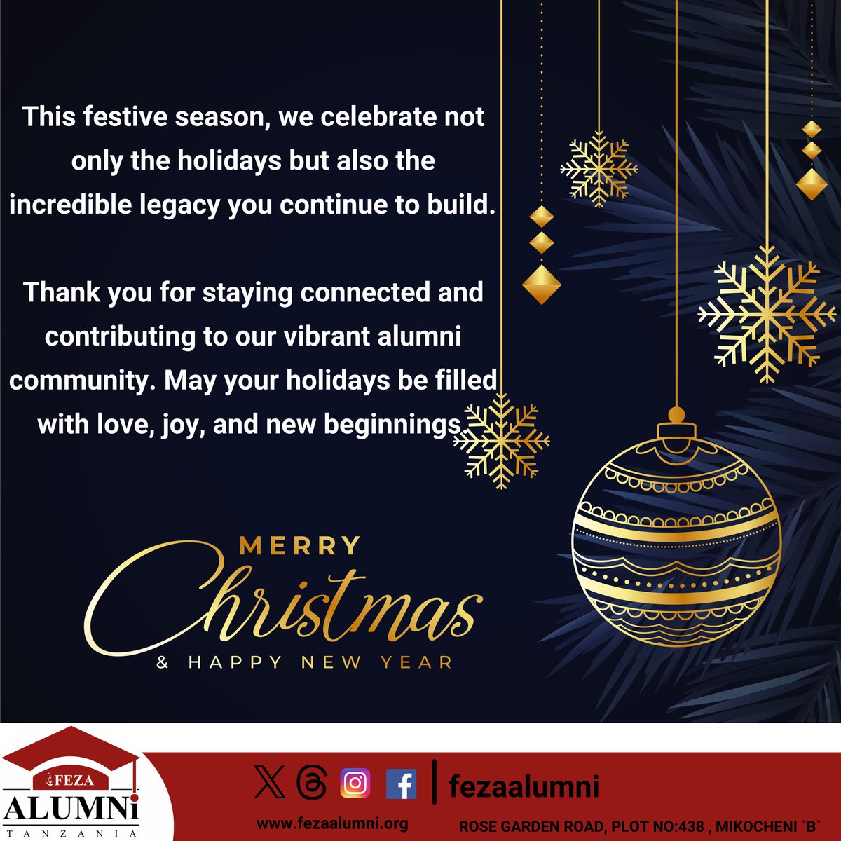 fezaalumni's tweet photo. Merry Christmas and Happy holidays to everyone! 🎄 https://t.co/wwYZNY8k70