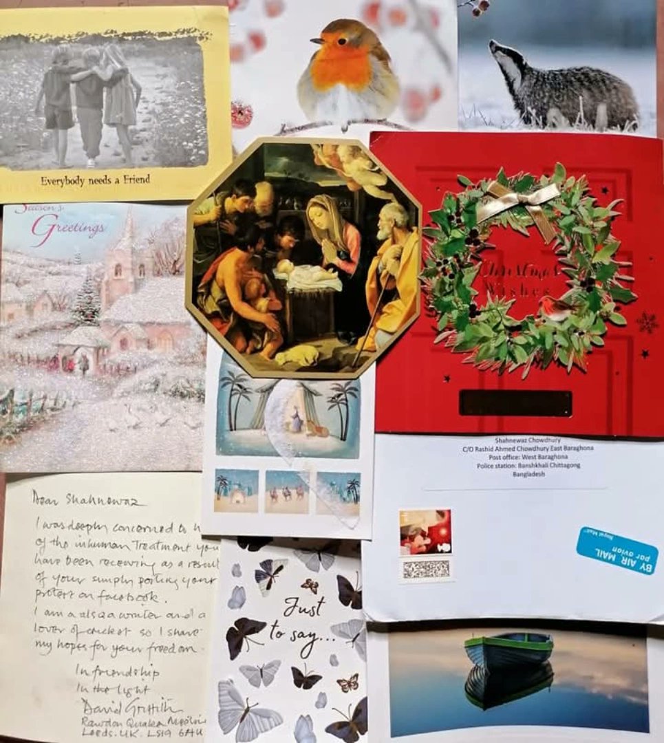 #Happy_Christmas_2024.
I Heartiest ♥ thank all the human rights and environmental activist friends who have sent Christmas greeting cards from different parts of the world
#happychristmas 
#worldcup 
#WriteForRights 
#entertainment 
#humanity 
#humanrights 
#AmnestyInternational