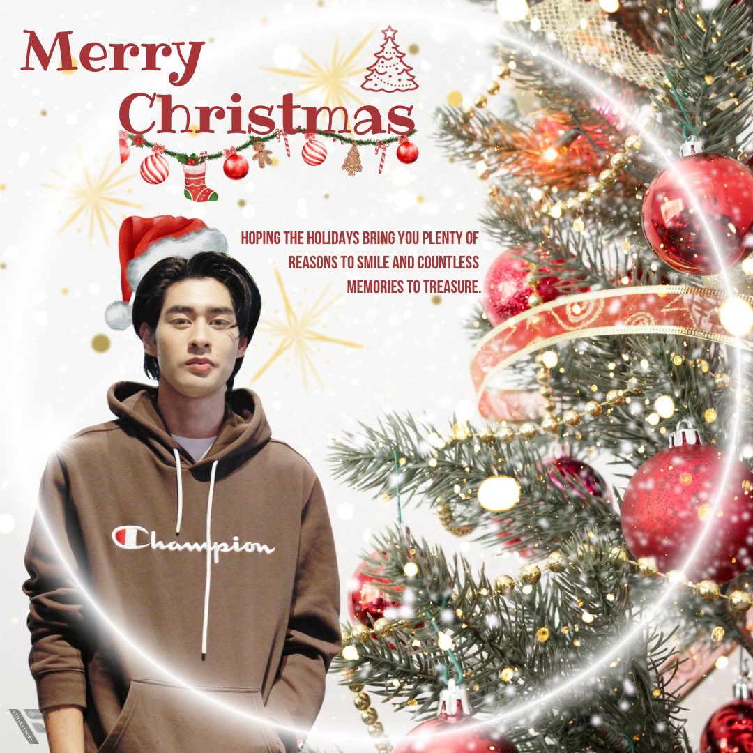 VTHANATHORN_OFC's tweet photo. Merry Christmas 🎁🎄 @THANATHORNBUNS
 
Hoping the holidays bring you plenty of reasons to smile and countless memories to treasure. 

#VTHANATHORN https://t.co/zrYw7g0rER