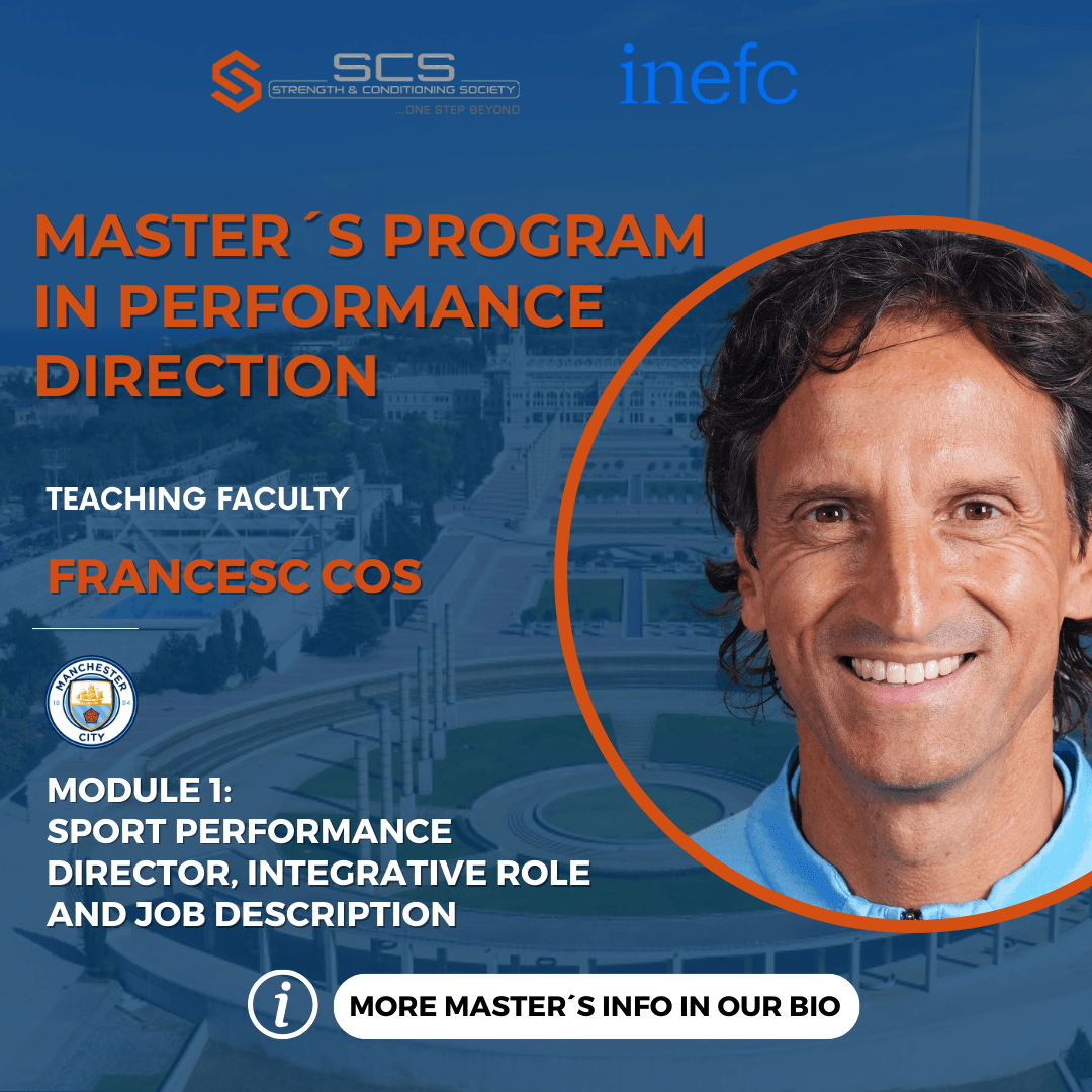S_C_Society's tweet photo. 📚 Dive into the Master’s Program in Performance Direction with Francesc Cos! 🌟 Uncover the integrative role of a Sport Performance Director in our first module. Limited spots available.
More info in BIO.

 #PerformanceDirection #SportsPerformance #INEFC #MasterProgram https://t.co/MlfMJ20iW6