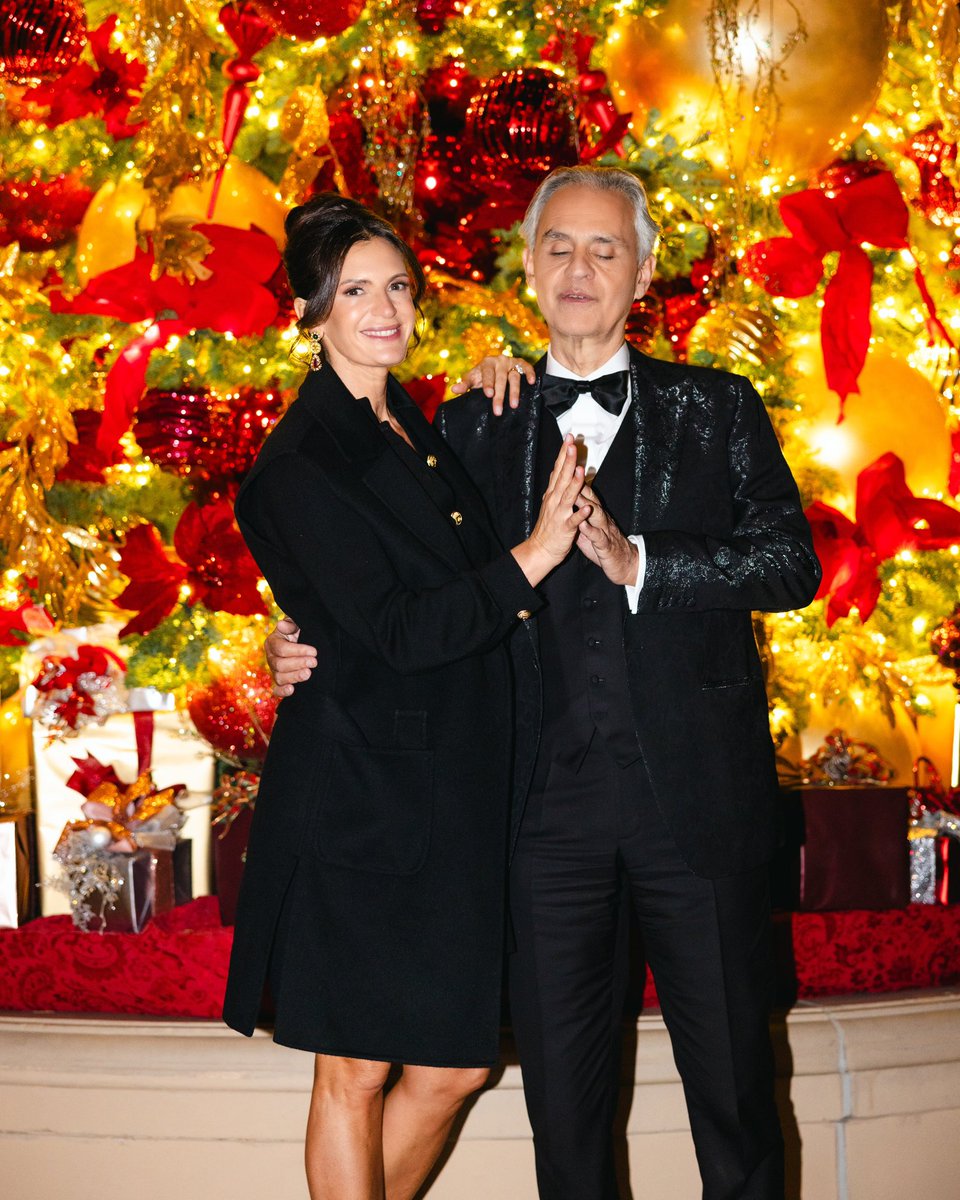 Andrea Bocelli (@andreabocelli) on Twitter photo To all of you, grateful thoughts and wishes of a happy Christmas, from me and my family. And may it be a joyous and peaceful holiday, as it is fueled by the good force of trust and hope. To all of you, grateful thoughts and wishes of a happy Christmas, from me and my family. And may it be a joyous and peaceful holiday, as it is fueled by the good force of trust and hope.
