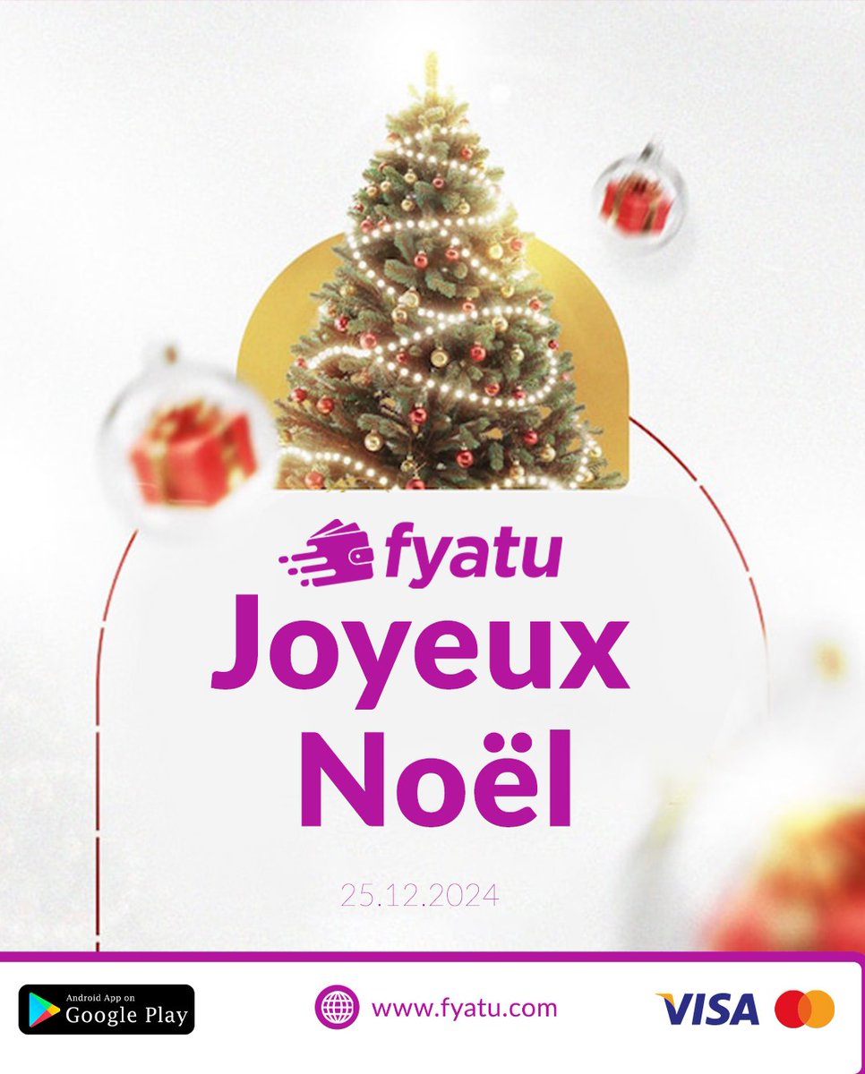 🎄 Merry Christmas from all of us at Fyatu! 🎅✨ May your day be filled with love, joy, and special moments with your loved ones. Thank you for being part of the Fyatu family. Here's to a season of happiness and giving! #MerryChristmas #FyatuCelebrates
