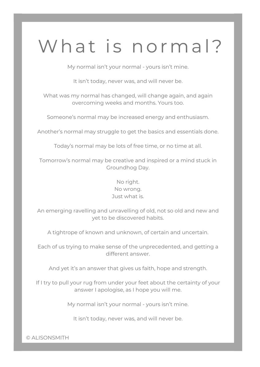 A reminder that there is no one normal Christmas that we have to conform to - whilst written during lockdown this poem feels apt for this time of year - take care of yourself xx #poetry #joinin