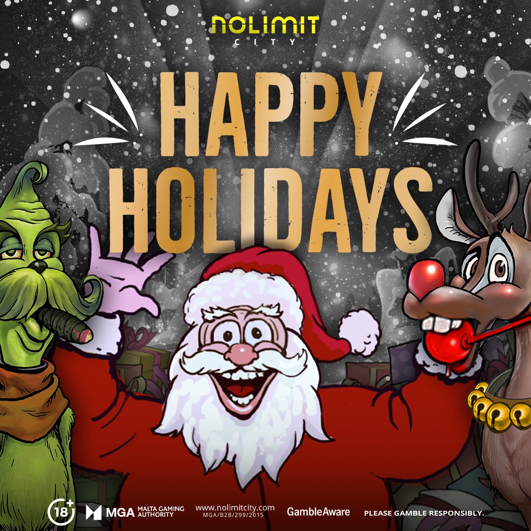 MERRY CHRISTMAS from all of us at Nolimit City! 🎄⚡️

Santa's been watching you this year, sipping his jingle juice and playing with his #JingleBalls. But it's a time of giving so we hope you're not on his naughty list 🎅

18+ | Please Gamble Responsibly | GambleAware.org