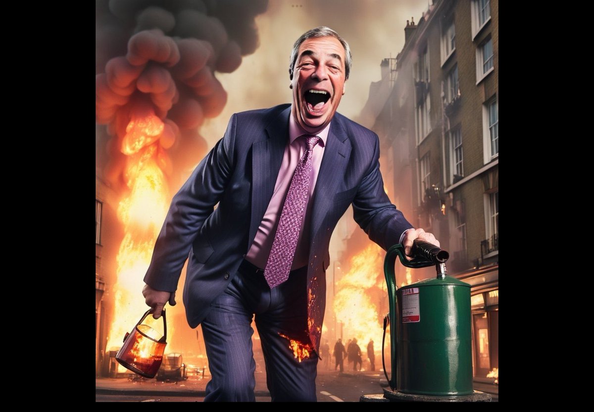 Janette Strachan (@braidseaquine) on Twitter photo <a href="/AndyGJBurge/">Inevitable Andy 🌊🇬🇧🇪🇺🏳️🌈</a> What? Is #FarageRiots trending again?
Let’s hope #FagAshFarage doesn’t incite any #FarageRiots today. <a href="/AndyGJBurge/">Inevitable Andy 🌊🇬🇧🇪🇺🏳️🌈</a> What? Is #FarageRiots trending again?
Let’s hope #FagAshFarage doesn’t incite any #FarageRiots today.
