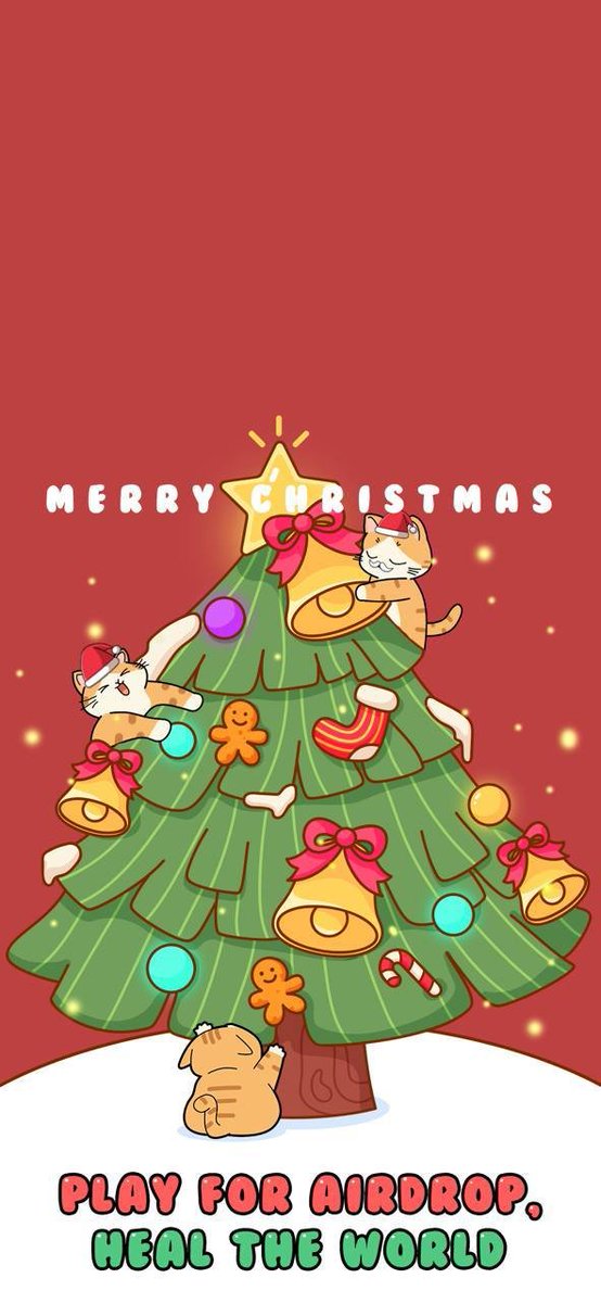 🌲May the meowgic of Christmas bring you endless joy and happiness.🌲

Catizen's vibe: Play for the airdrop🪂, Heal the world!🌍

#Catizen #Christmas #MerryChristmas