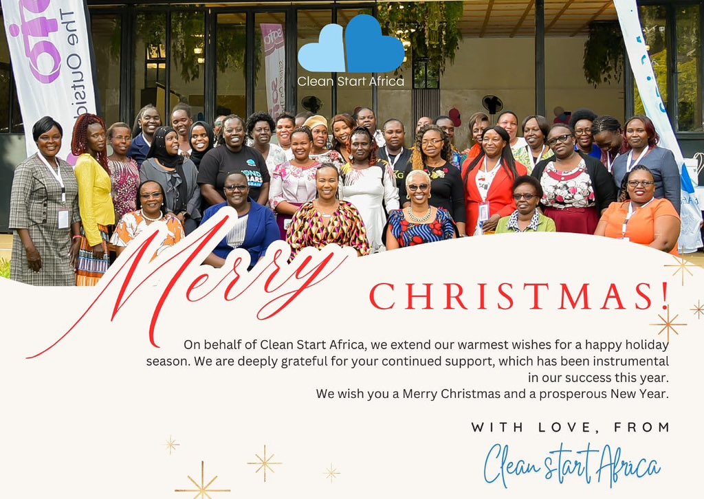 Merry Christmas and Happy Holidays! 🎄

From all of us at Clean Start Africa, we wish you a season filled with love, joy, and kindness. As we celebrate, let us remember the power of community, compassion, and second chances.🫂💙