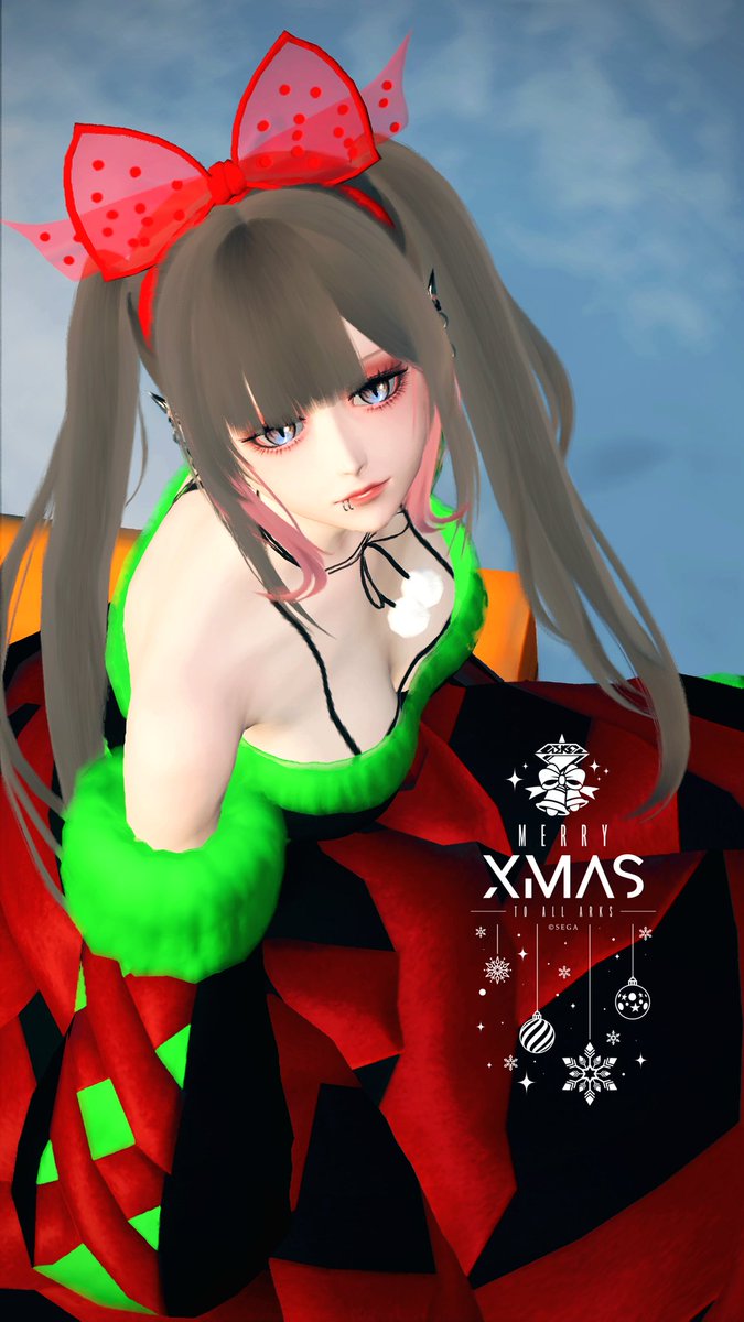 誰でもいいのでプレゼントはお休みが欲しいです()
 #メンテの日じゃないけどssを貼る 
 #PSO2NGS_SS  #ma7ロゴ