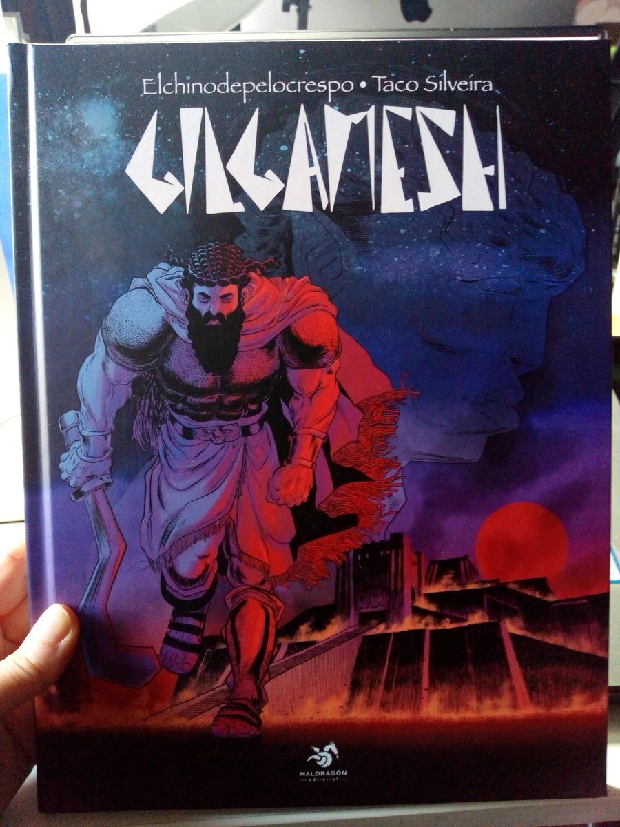 Estoy más feliz que Inanna saliendo por patas de los infiernos. 

Este Gilgamesh, firmado por @elchinodepelocrespo y Taco Silveira, reinterpreta en clave comiquera la épica clásica del rey de Uruk. 

Una lectura perfecta para este invierno de tramontana.