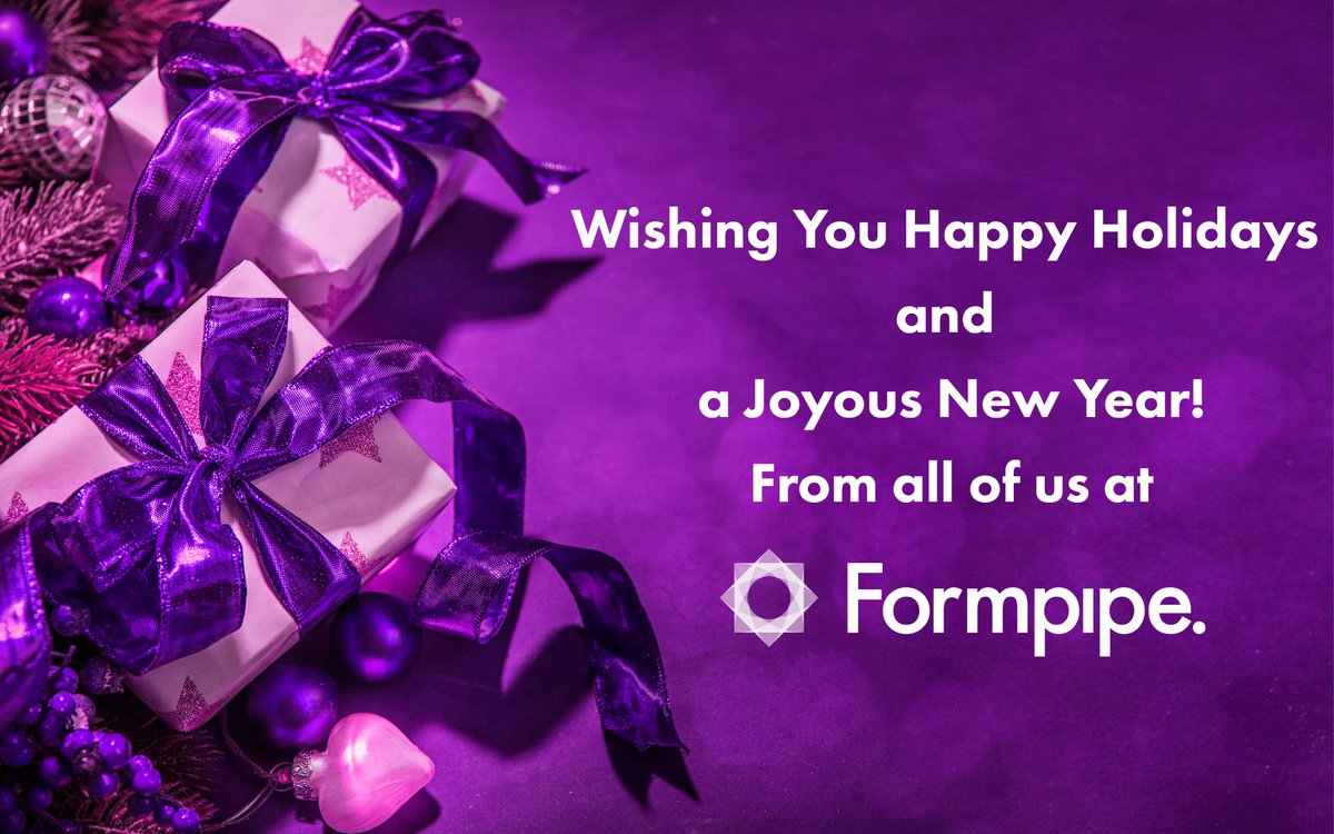 Formpipe's tweet image. Wishing you all a heartfelt Happy Holidays! 🎄✨

Thank you for being part of our journey this year. 

Let’s make 2025 amazing together! 🥂
