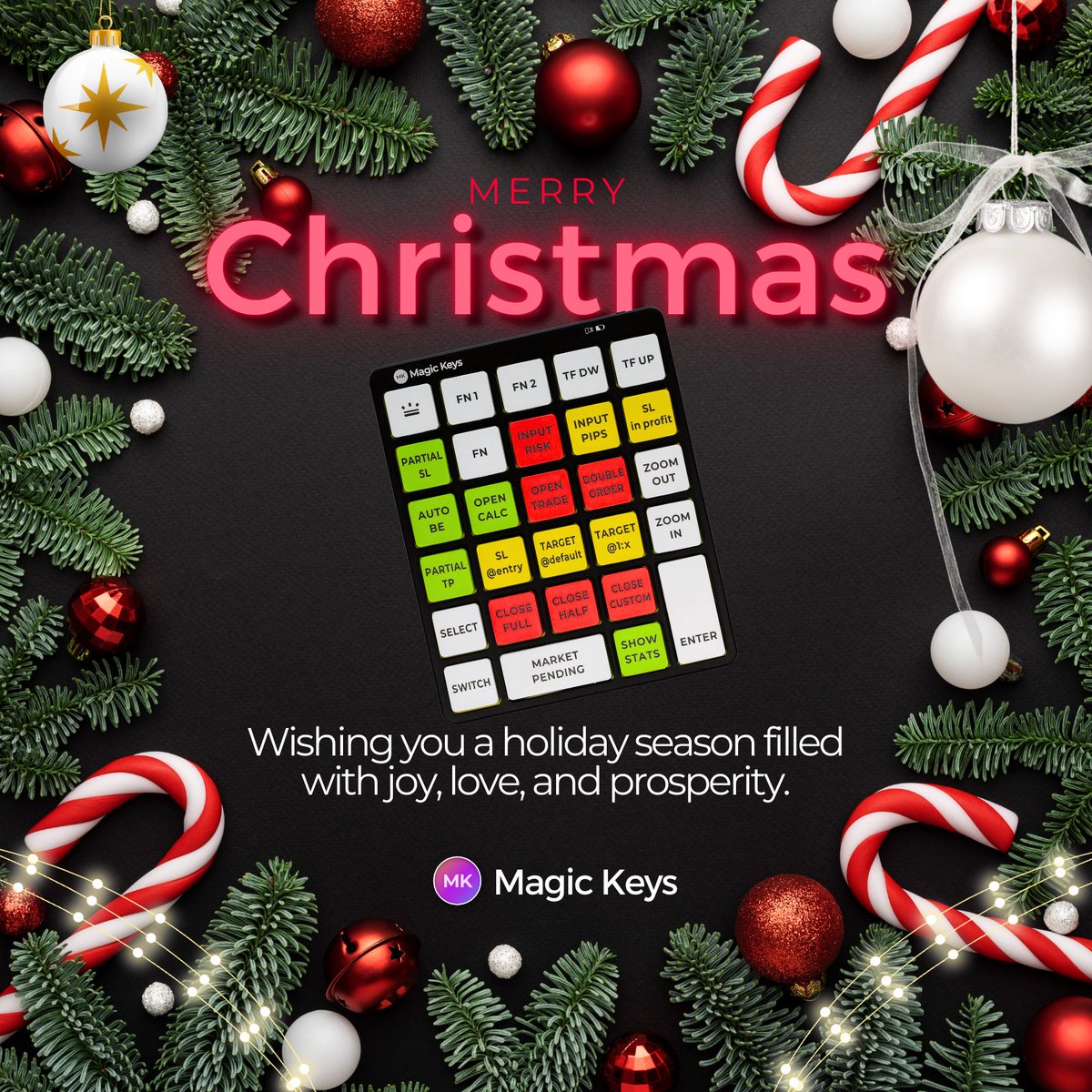 🎄 Merry Christmas from Magic Keys! 🎁

We hope your Christmas is filled with joy, success, and plenty of festive cheer. 🎅📈

Thank you for making Magic Keys a part of your trading journey. Here’s to even more wins in the new year! 

#MagicKeys 
#MerryChristmas 
#ForexTrader
