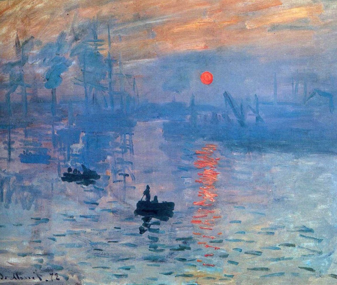 impression_ists's tweet image. Monet, Impression, Sunrise