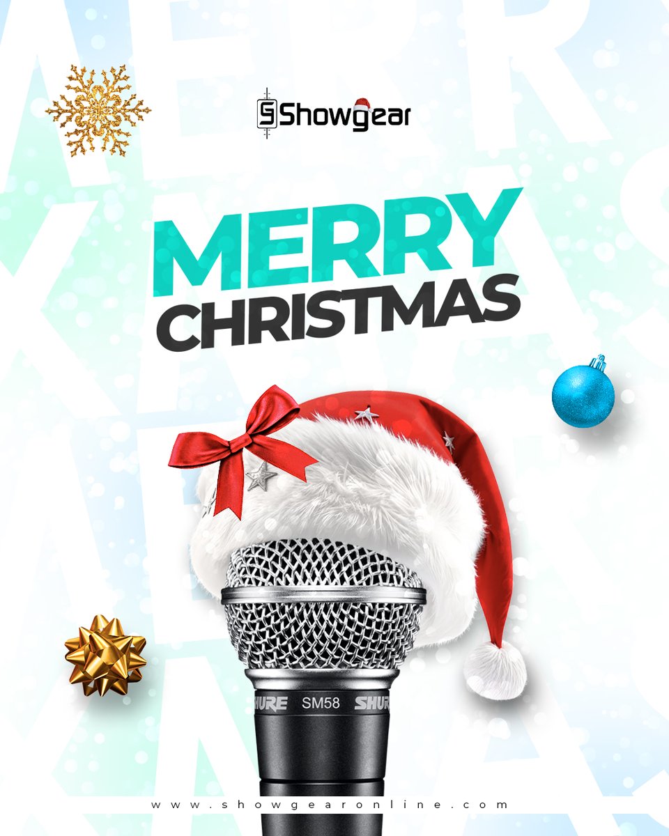 showgearonline's tweet photo. From all of us at SHOWGEAR, we'd like to wish all our customers, partners, colleagues, and friends a MERRY CHRISTMAS, thank you for making 2024 memorable.

#showgear #showgearonline #HAPPYHOLIDAYS  #MerryChristmas #showgearproduction https://t.co/HH0ecC8WxJ