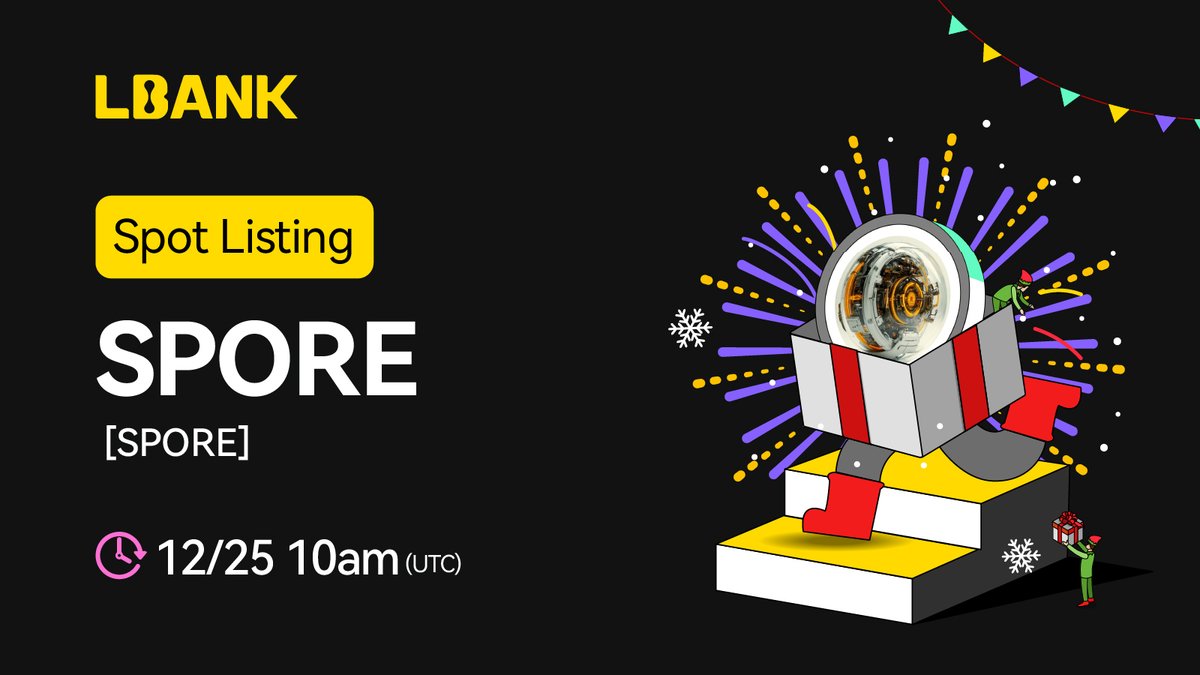 🎉 New #listing 🌟 $SPORE (SPORE) will be listed on LBank！ Spore. fun is an  AI-Agent based project that mimics the biological evolutionary process and  promotes natural evolution of AI lifeforms. ❤️