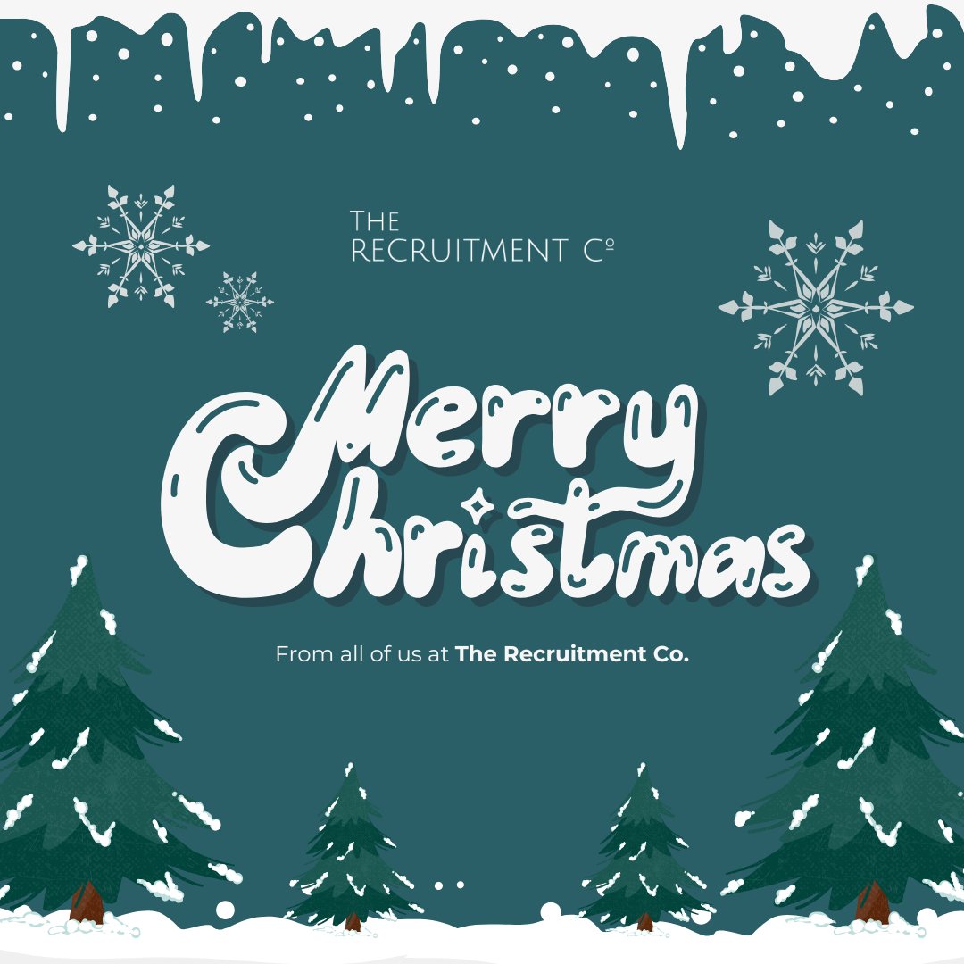 Merry Christmas from all of us at The Recruitment Co. ✨🎄

We are wishing you a wonderful end to 2024 and a bright, prosperous New Year.

We look forward to continuing our partnerships with our valued candidates and clients in 2025.